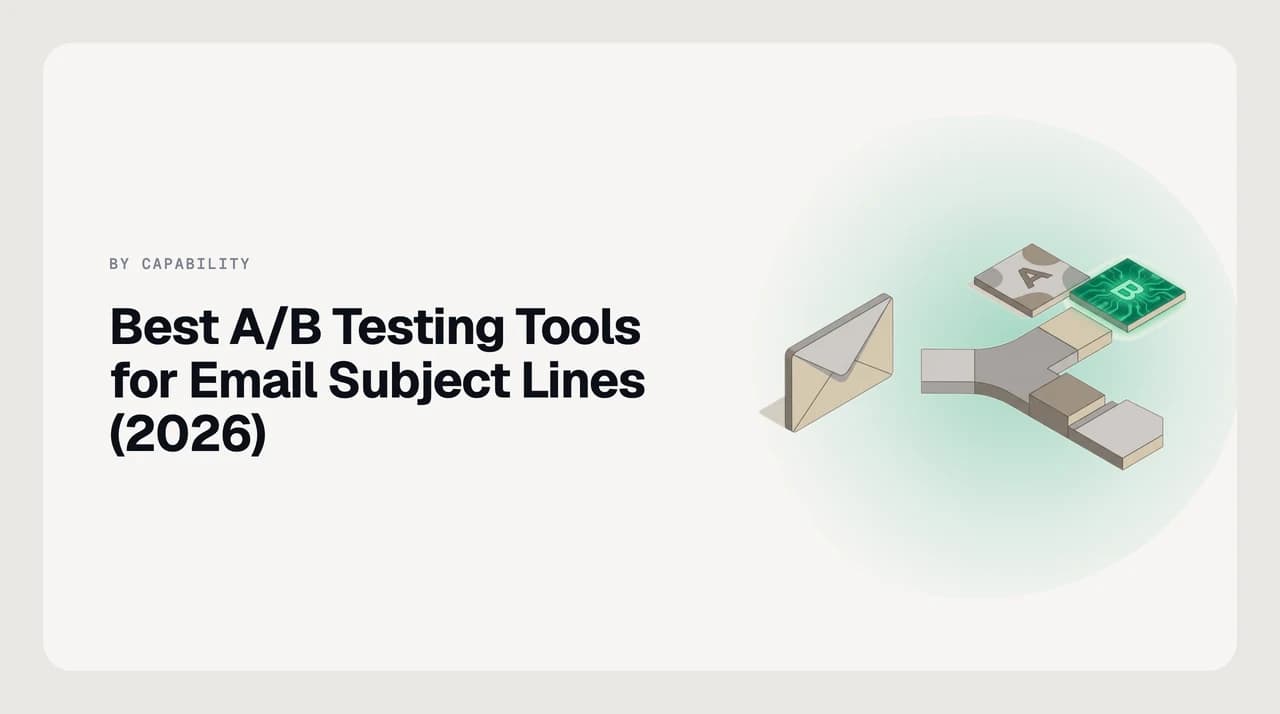 The best A/B testing tools for email subject lines in 2026, compared across marketing ESPs, cold-outreach sequence tools and manual split tests, with sample-size guidance