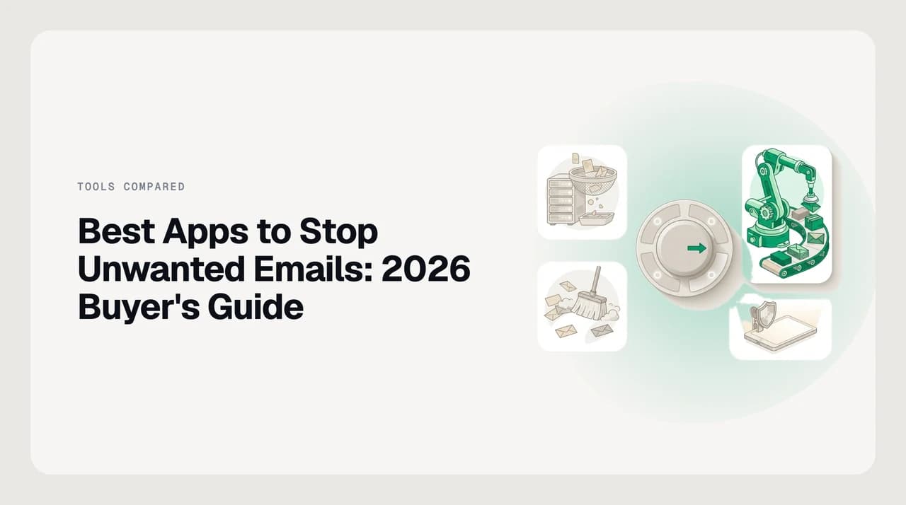 Best apps to stop unwanted emails compared: built-in Gmail, Outlook and Apple filters, unsubscribe managers, and AI triage