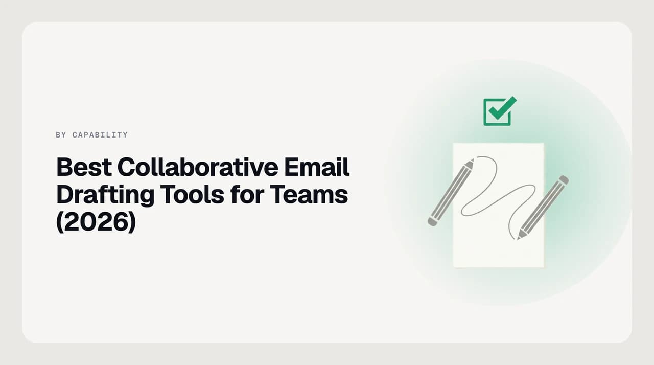 Comparison of the best collaborative email drafting tools for teams, showing approve-before-send and co-editing workflows