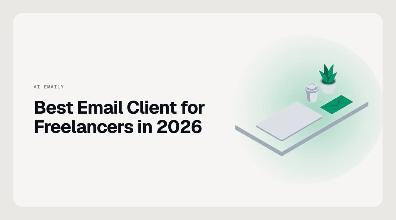 Best email client for freelancers 2026 — a ranked shortlist of AI email clients that unify multiple client accounts into one inbox for solo operators.