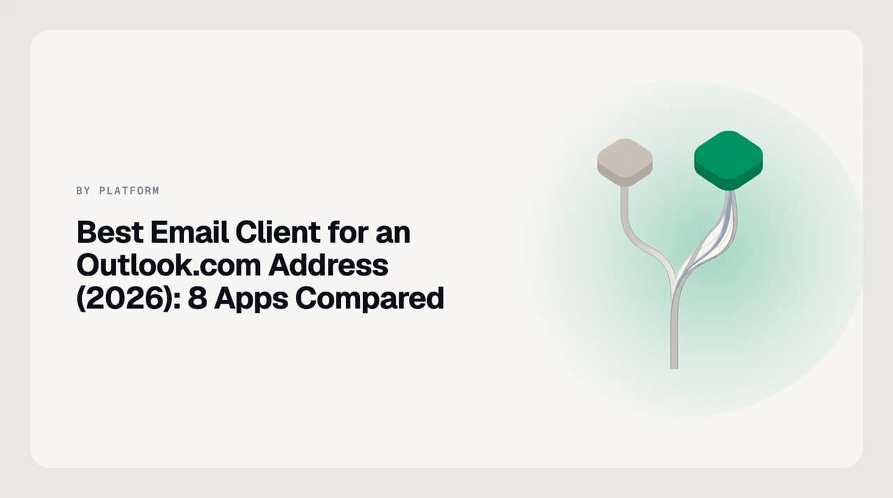 Best email clients for a personal Outlook.com, Hotmail and Live address in 2026 — eight apps ranked by IMAP fidelity, Focused Inbox handling, ads in the free web interface and support for aliases