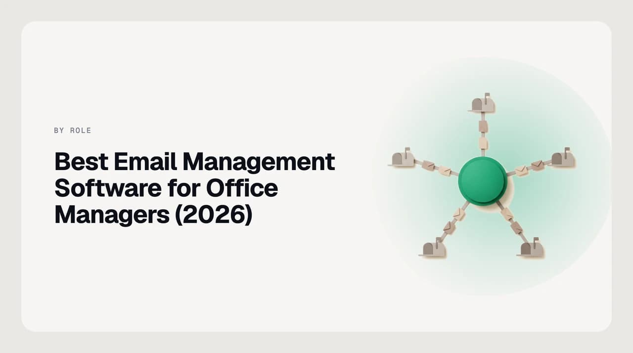 Best email management software for office managers — comparison of AI email clients, shared inboxes and triage tools for vendor invoices, facilities requests and staff mail