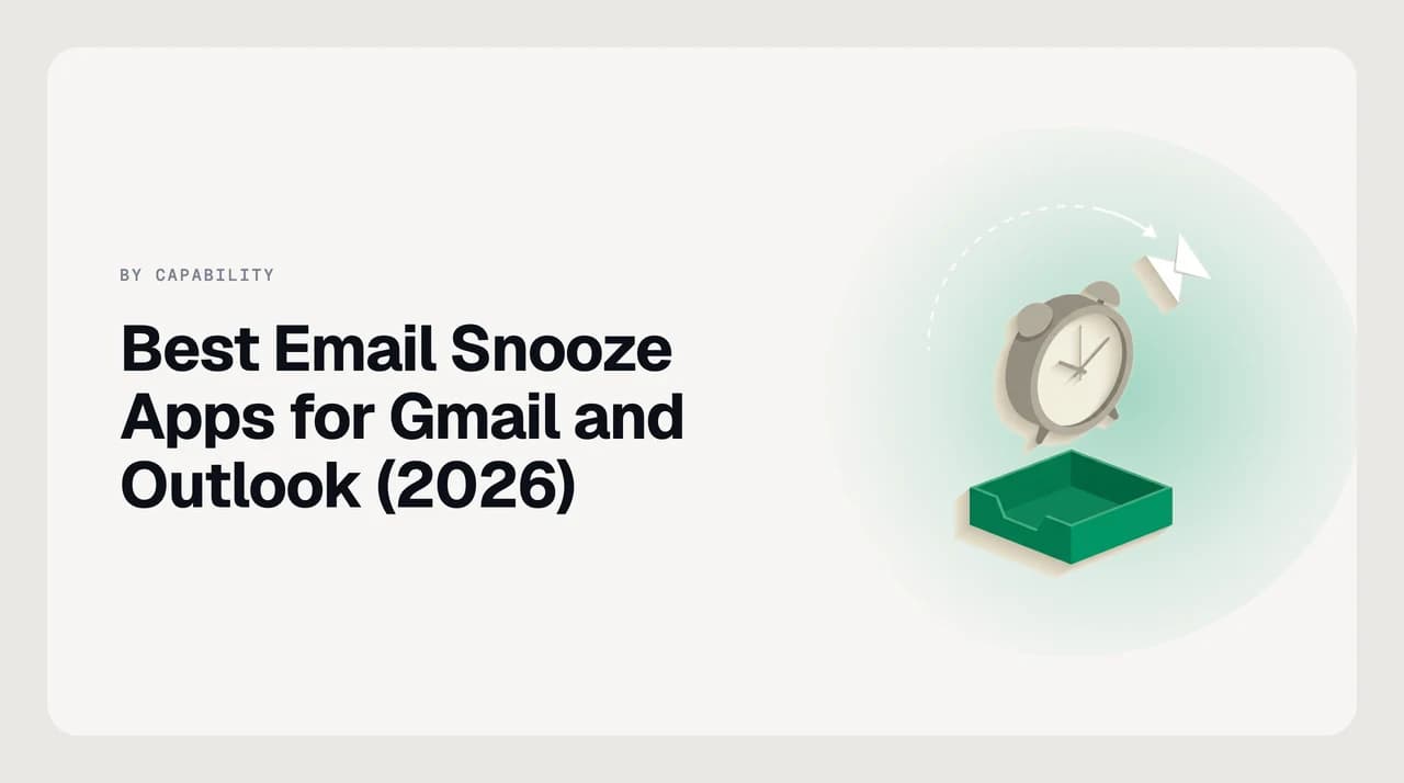 Best email snooze apps for Gmail and Outlook — a fan of scheduled envelopes returning to an inbox at their unsnooze time.