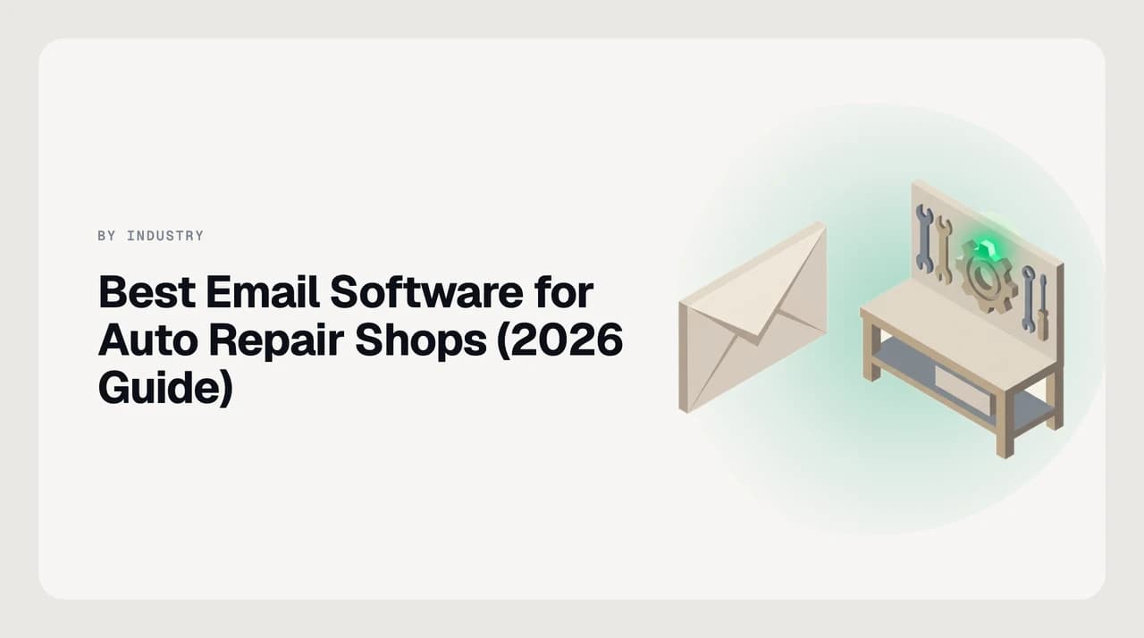 Best email software for auto repair shops in 2026 — a service advisor's inbox sorting estimate approval replies, parts supplier updates, fleet account requests and warranty correspondence into separate lanes