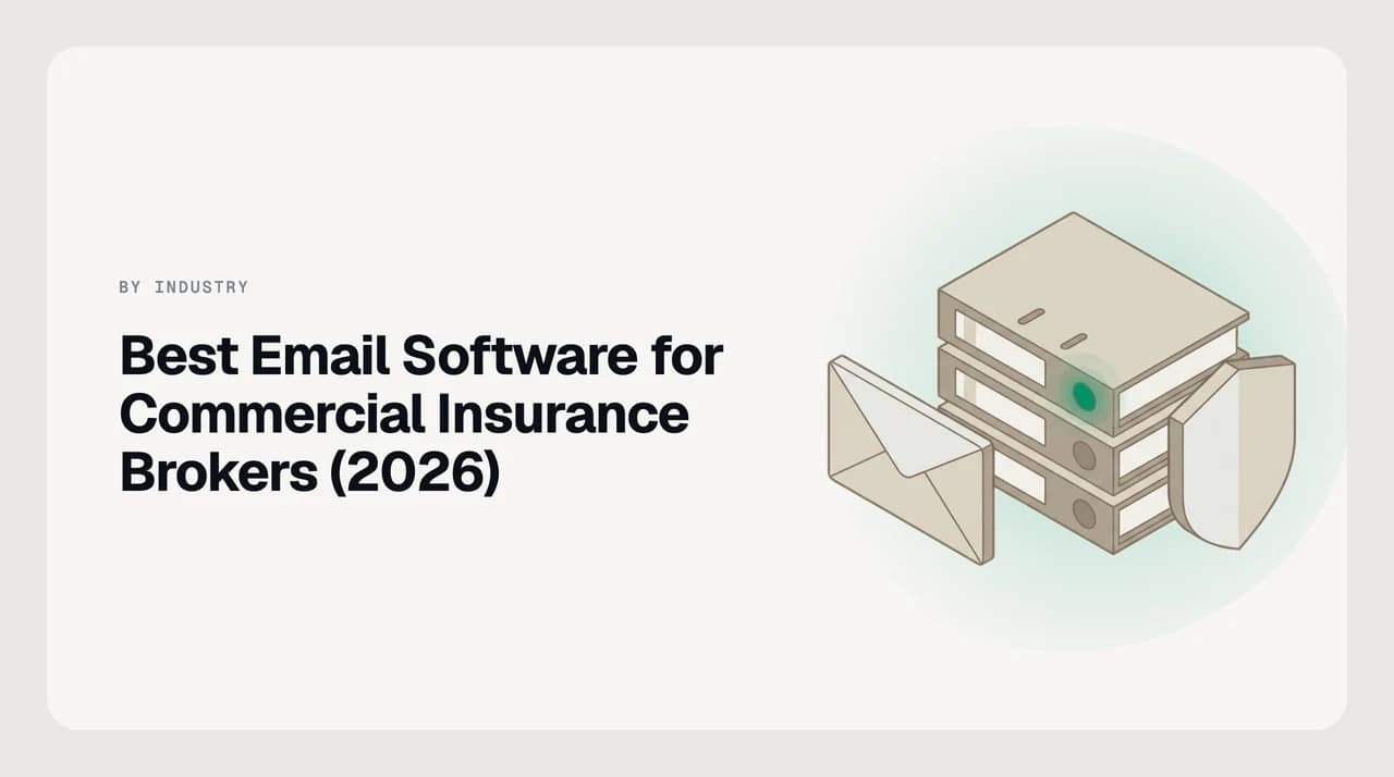 Commercial insurance broker comparing the best email software for carrier submissions, underwriter questions and certificate requests.