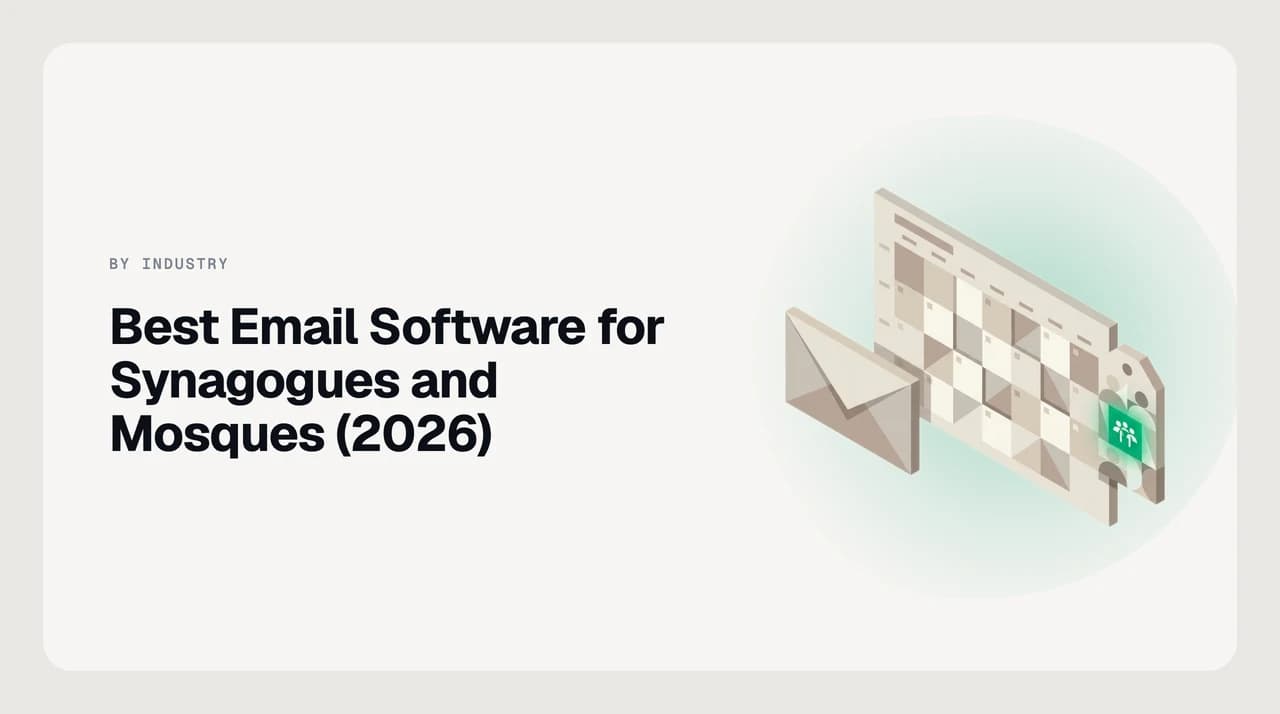 Best email software for synagogues and mosques in 2026 — a faith-community office inbox sorting membership questions, lifecycle-event scheduling, multilingual correspondence and holiday-season mail into separate lanes