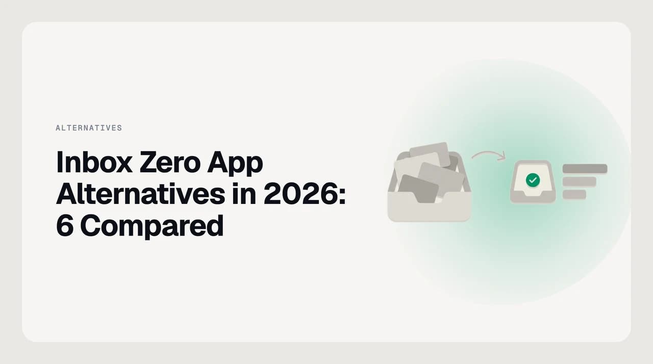 Ranked shortlist of AI email assistants compared against the open-source Inbox Zero app on automation depth and who hosts the mail