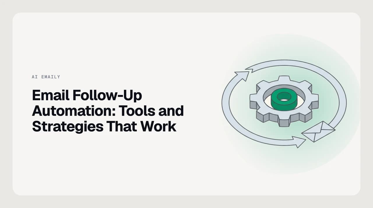 Email follow-up automation guide — three tiers of tools for automating reply tracking across Gmail, Outlook, and IMAP inboxes without a CRM