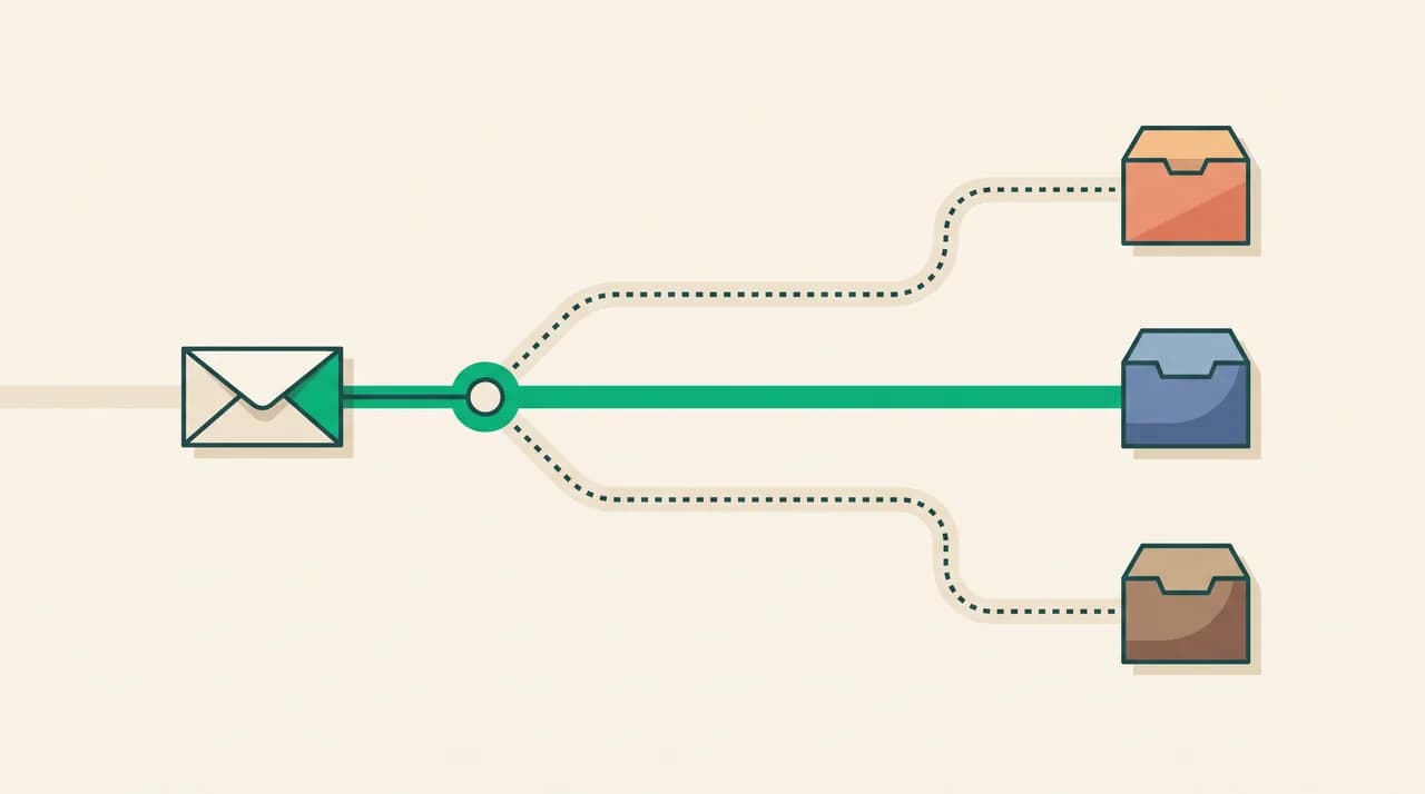 Diagram of the six paths through which an email address reaches a spammer's list — from data breach dumps and web scraping through data broker sales and address-pattern guessing — with indicators of what evidence each route leaves behind