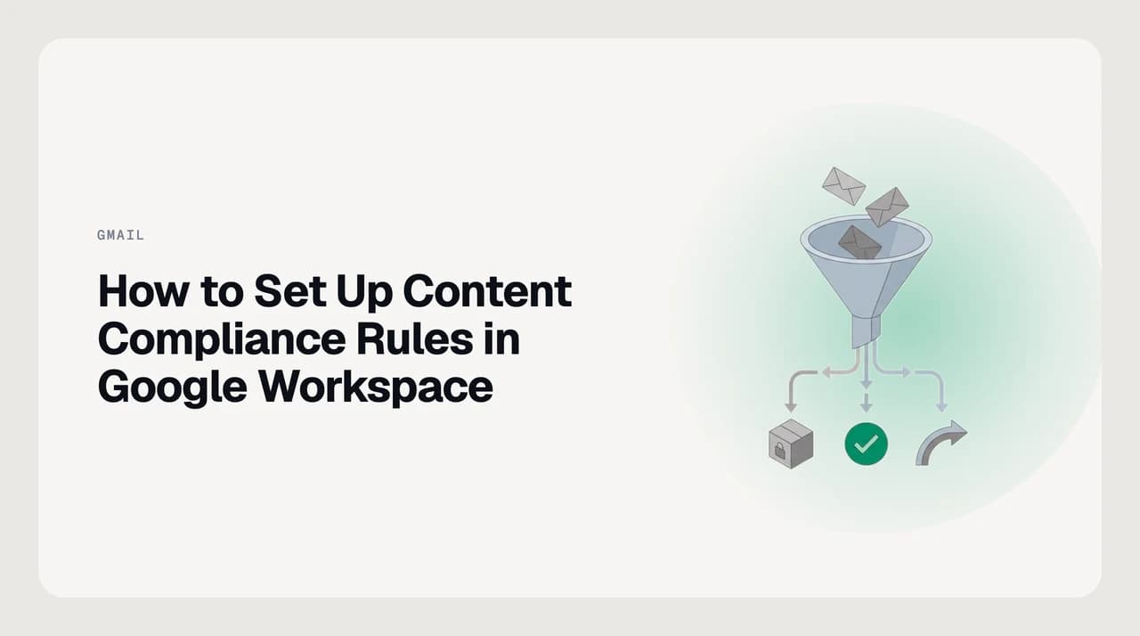 Google Workspace admin console Gmail content compliance rule configuration showing message direction checkboxes, expression types, and action options for quarantine, modify, and reject