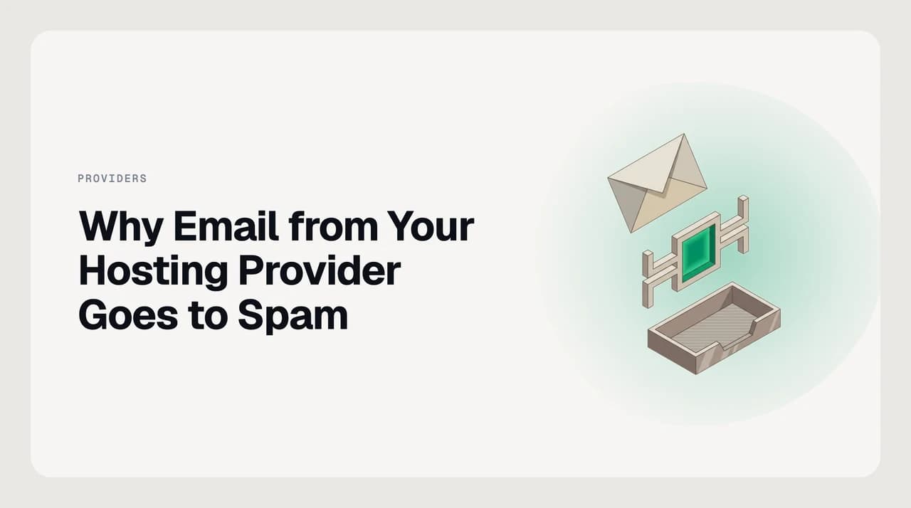 Why email from your hosting provider goes to spam — a shared web-hosting IP with weak SPF, DKIM and DMARC losing to a spam filter