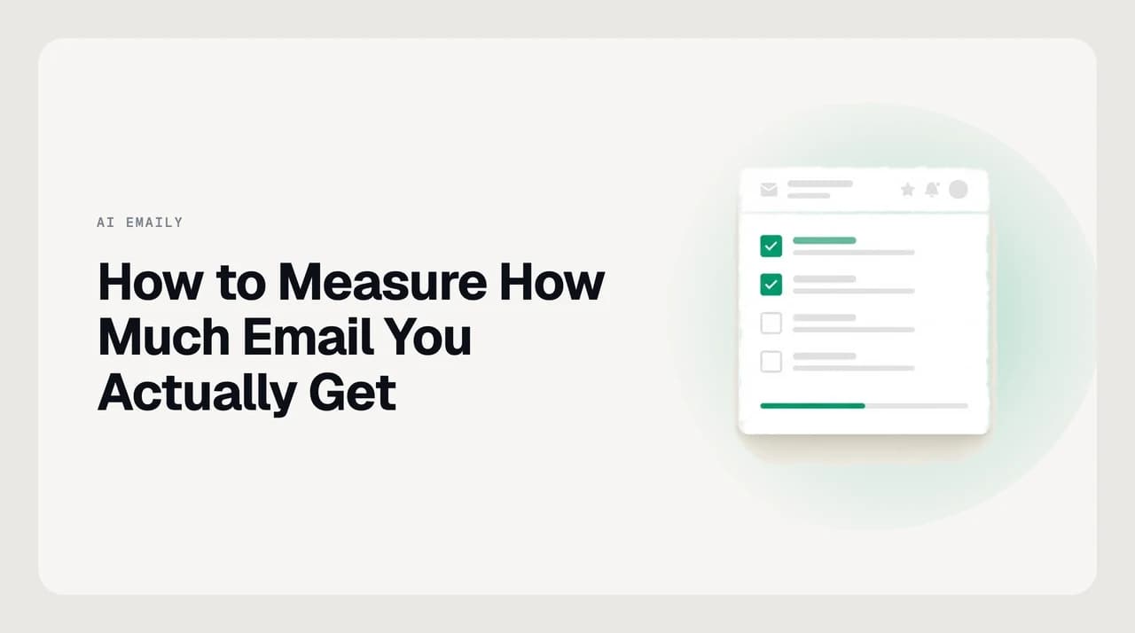 Illustration of counting how many emails you get a day across Gmail and Outlook inboxes