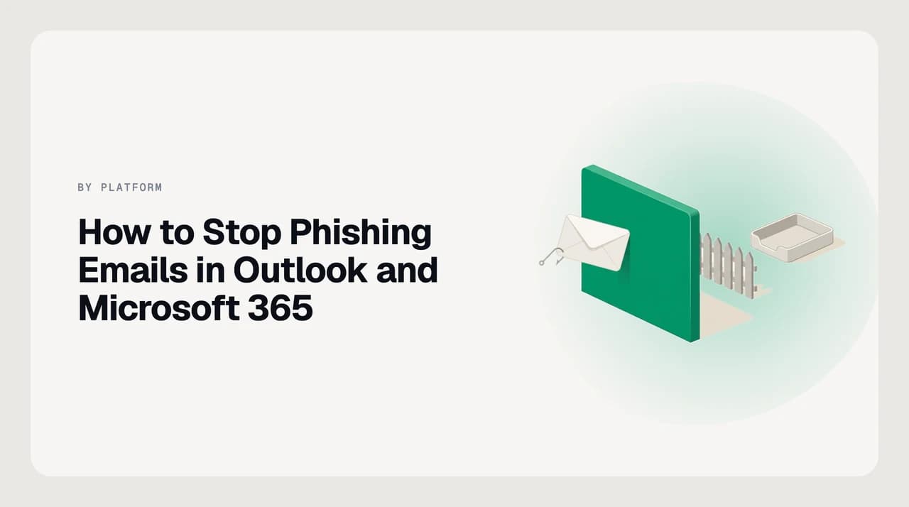 Phishing email open in Microsoft Outlook with the Report Message panel and Block Sender option visible in the toolbar