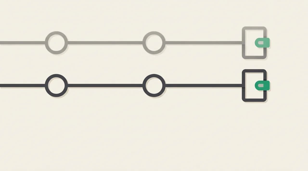 Horizontal timeline of the Notion Mail shutdown with three markers: the 25 June 2026 announcement, the 21 September 2026 export cut-off, and 22 September 2026 shown as a sealed container when the inbox closes
