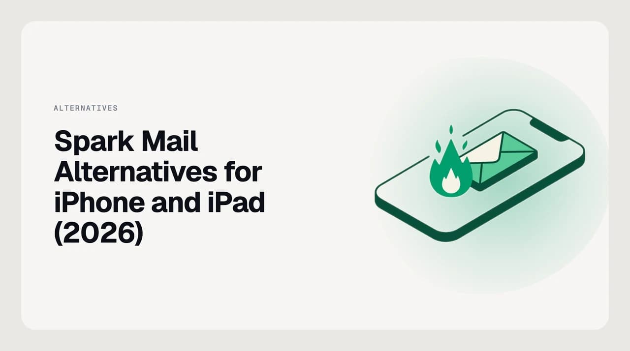 Ranked shortlist of Spark Mail alternatives for iPhone and iPad in 2026, compared on swipes, notifications, widgets and AI triage