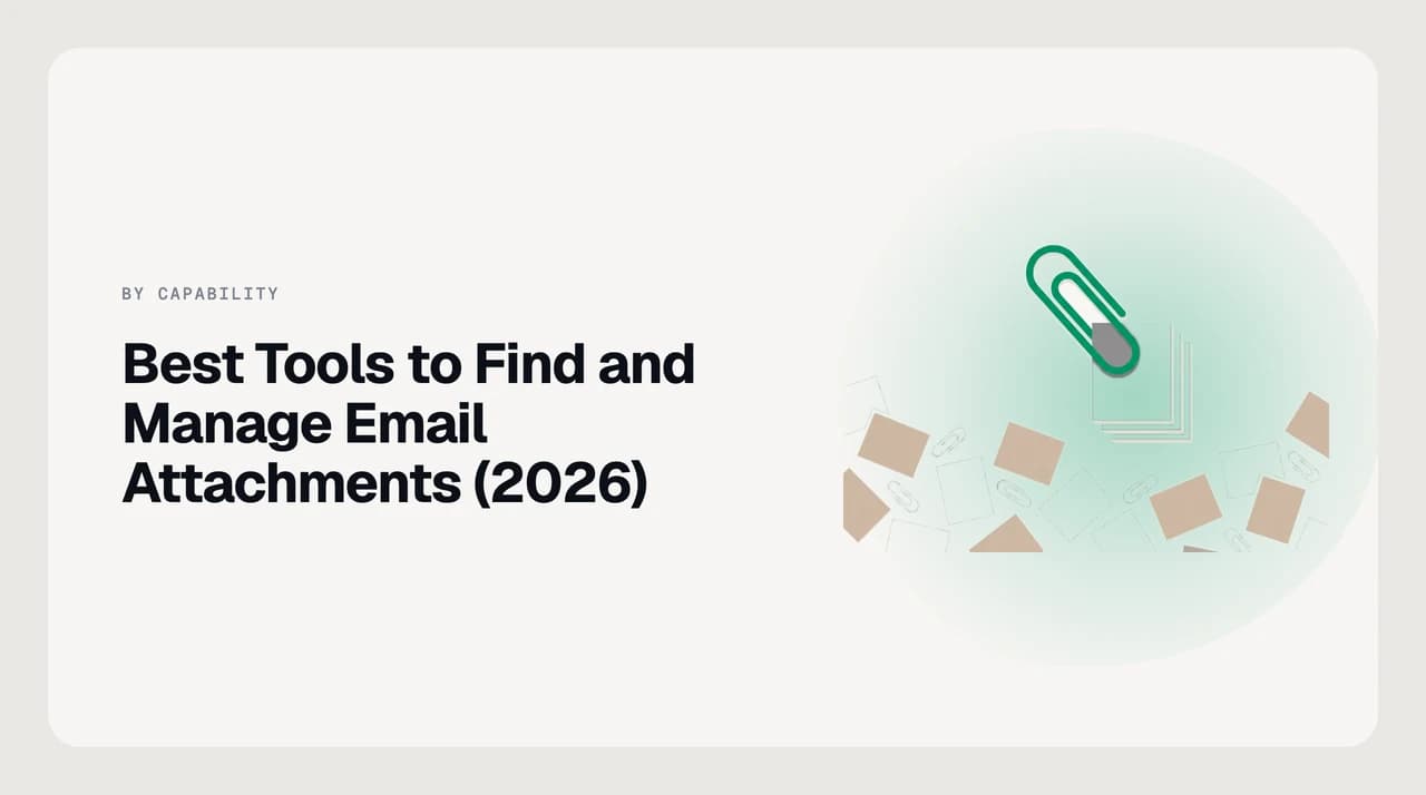 Illustration ranking the best tools to find and manage email attachments by inside-file search, version tracking and auto-filing to Drive or SharePoint