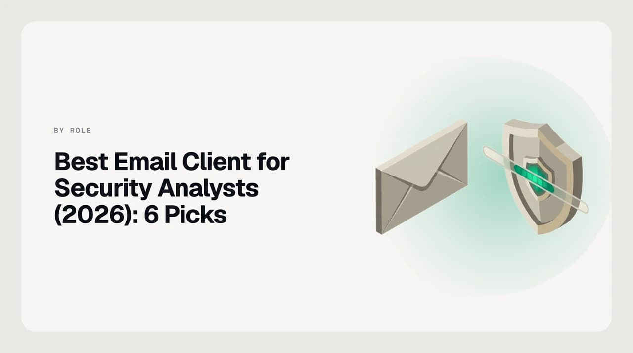 Ranked shortlist of the best email clients for security analysts, compared on header inspection, phishing triage safety and audit trail for a SOC inbox