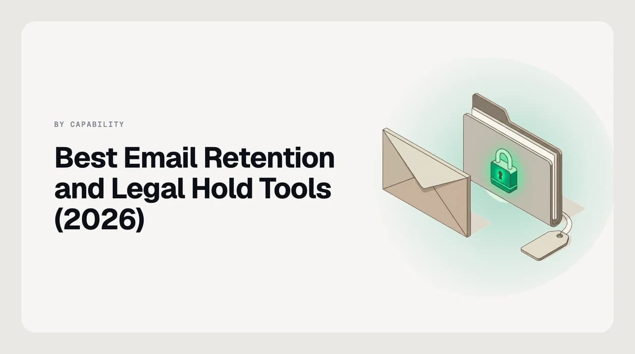 Best email retention and legal hold tools compared — an automatic deletion schedule paused by a legal hold that preserves the mailbox.