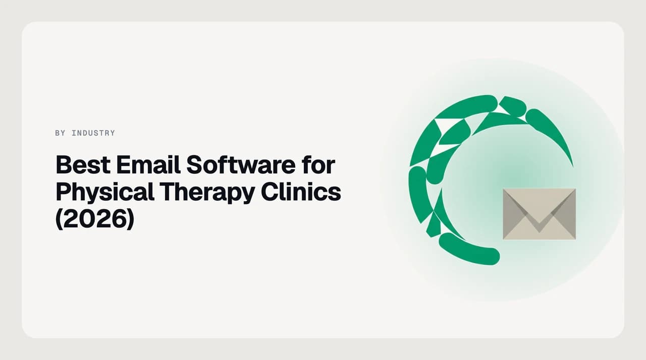 Physical therapy clinic front-desk staffer comparing the best email software for referral intake and insurance authorisation follow-ups.