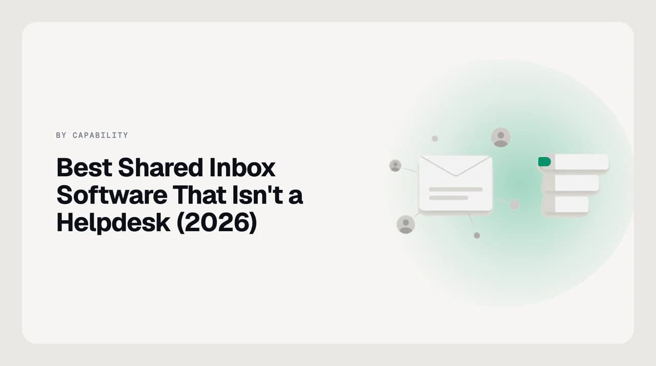 Ranked comparison of shared inbox software that isn't a helpdesk, from AI Emaily to native Gmail and Outlook shared mailboxes