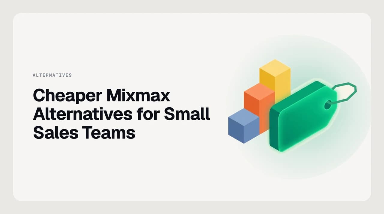 Ranked cheaper Mixmax alternatives for small sales teams, comparing Gmail-native mail-merge sequencers and cold-outreach tools on cost structure, provider coverage, email sequences, tracking and deliverability risk.
