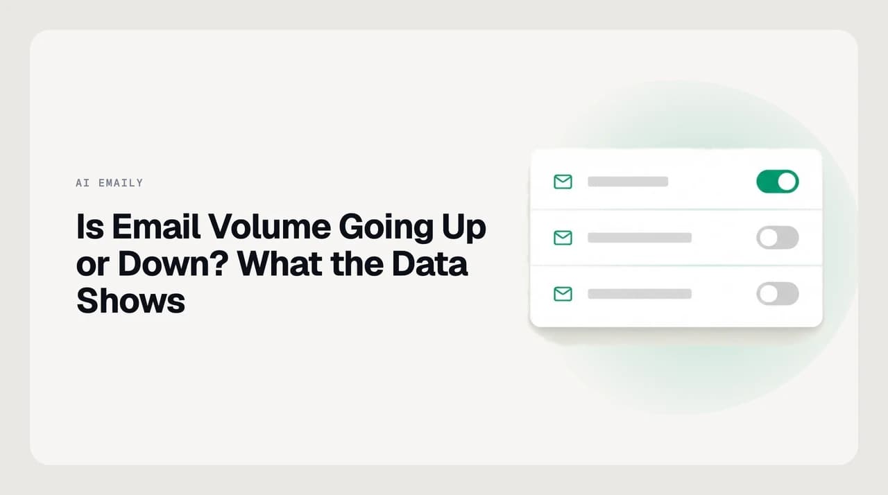 Upward trend line showing whether email volume is increasing or decreasing worldwide from 2023 to the 2028 forecast