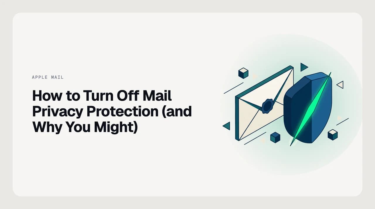 Diagram of the Protect Mail Activity, Hide IP Address, and Block All Remote Content controls in Apple Mail Privacy Protection settings on iPhone