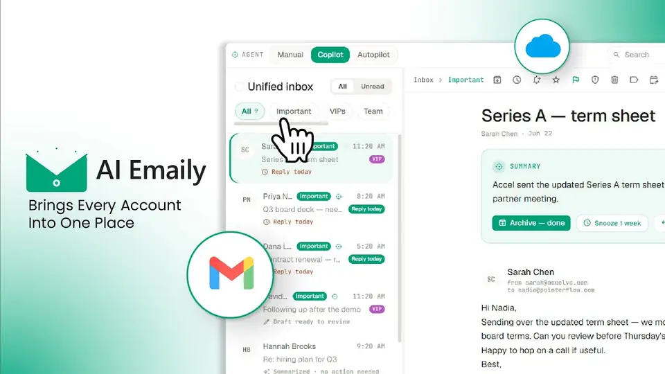 AI Emaily — pay once, own your inbox forever
